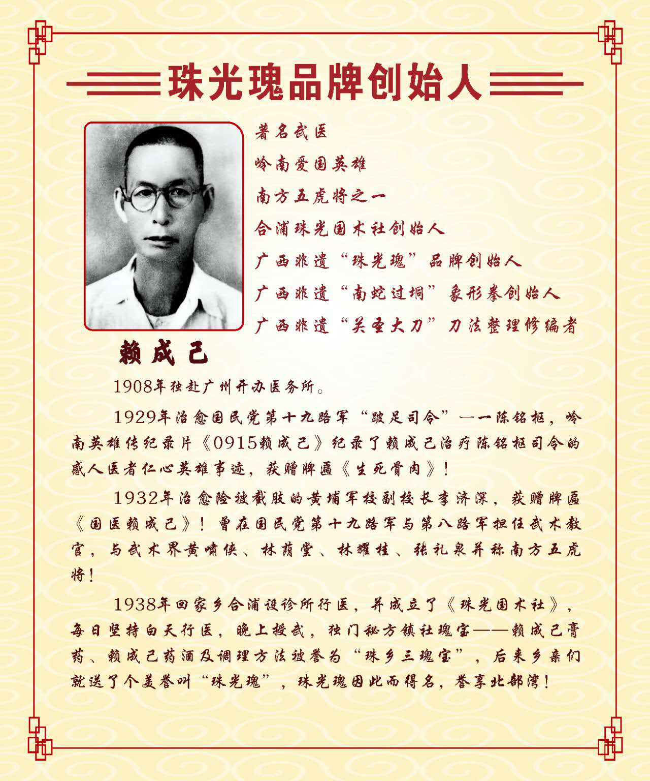 赖成己先生遗照